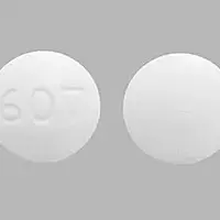 Disulfiram (Disulfiram [ dye-sul-fi-ram ])-607-250 mg-White-Round