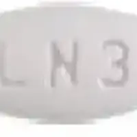 Lamivudine (Lamivudine [ la-miv-ue-deen ])-M LN3-300 mg-White-Oval