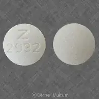 Methyldopa (Methyldopa [ meth-il-doe-pa ])-Z 2932-500 mg-White-Round