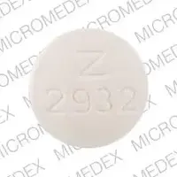 Methyldopa (Methyldopa [ meth-il-doe-pa ])-Z 2932-500 mg-White-Round