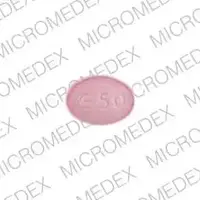 Metolazone (Metolazone [ me-tol-a-zone ])-E 50-2.5 mg-Pink-Oval