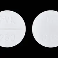 Penicillin v (Penicillin v [ pen-i-sill-in ])-PVK 250 GG 949-250 mg-White-Round