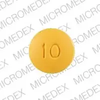 Prochlorperazine (rectal) (Prochlorperazine (rectal) [ pro-klor-per-a-zeen ])-GG 953 10-10 mg-Yellow-Round