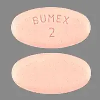 Bumetanide (monograph) (Medically reviewed)-BUMEX 2-2 mg-Orange-Oval