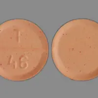 Clorazepate (Clorazepate [ klor-az-e-pate ])-T 46-7.5 mg-Orange-Round