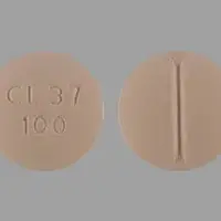 Labetalol (Labetalol (oral/injection) [ la-bay-ta-lol ])-CL 37 100-100 mg-Orange-Round