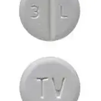 Liothyronine (Liothyronine [ lye-oh-thye-roe-neen ])-TV 3 L-50 mcg-White-Round