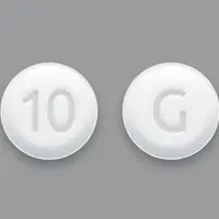 Loratadine (Loratadine [ lor-at-a-deen ])-G 10-10 mg-White-Round