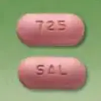 Mycophenolate mofetil (oral/injection) (Mycophenolate mofetil (oral/injection) [ mye-koe-fen-oh-late-moe-fe-til ])-SAL 725-500 mg-Brown-Rectangle