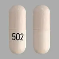 Omeprazole and sodium bicarbonate (Omeprazole and sodium bicarbonate [ oh-me-pray-zol-and-so-dee-um-by-kar-bon-ate ])-502-40 mg / 1100 mg-White-Capsule-shape