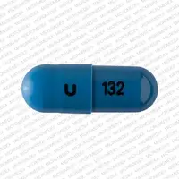 Zaleplon (Zaleplon [ zah-le-plon ])-U 132-10 mg-Blue-Capsule-shape