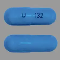 Zaleplon (Zaleplon [ zah-le-plon ])-U 132-10 mg-Blue-Capsule-shape