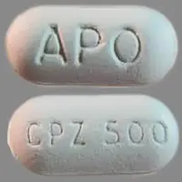 Cefprozil (Cefprozil [ sef-proe-zil ])-APO CPZ 500-500 mg-White-Oval