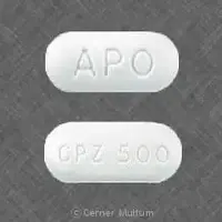 Cefprozil (Cefprozil [ sef-proe-zil ])-APO CPZ 500-500 mg-White-Oval