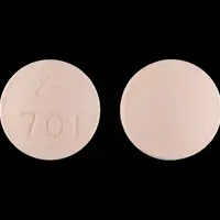 Hydrochlorothiazide and bisoprolol (Hydrochlorothiazide and bisoprolol [ hye-droe-klor-oh-thye-a-zide-and-bi-soe-proe-lol ])-E 701-2.5 mg / 6.25 mg-Orange-Round