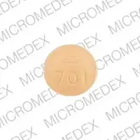 Hydrochlorothiazide and bisoprolol (Hydrochlorothiazide and bisoprolol [ hye-droe-klor-oh-thye-a-zide-and-bi-soe-proe-lol ])-E 701-2.5 mg / 6.25 mg-Orange-Round