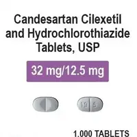 Hydrochlorothiazide and candesartan (Hydrochlorothiazide and candesartan [ hye-droe-klor-oh-thye-a-zide-and-kan-de-sar-tan ])-19 5-32 mg / 12.5 mg-White-Oval