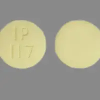 Hydrocodone and ibuprofen (Hydrocodone and ibuprofen [ hye-dro-koe-done-and-eye-bue-pro-fen ])-IP 117-10 mg / 200 mg-Yellow-Round