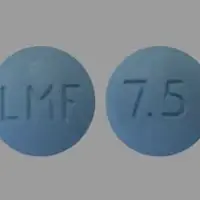 L-methylfolate (L-methylfolate [ l-meth-il-foe-late ])-LMF 7.5-7.5 mg-Blue-Round