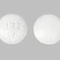 Meperidine (Meperidine (oral/injection) [ me-per-i-deen ])-4172 V-100 mg-White-Round