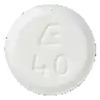 Midodrine (Midodrine [ my-doe-drin ])-E 40-2.5 mg-White-Round