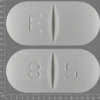 Penicillin v (Penicillin v [ pen-i-sill-in ])-E 8 5-500 mg-White-Oval