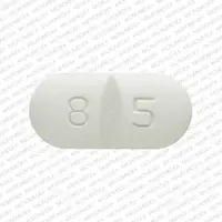 Penicillin v (Penicillin v [ pen-i-sill-in ])-E 8 5-500 mg-White-Oval