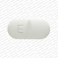 Penicillin v (Penicillin v [ pen-i-sill-in ])-E 8 5-500 mg-White-Oval