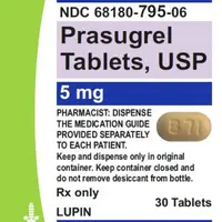 Prasugrel (Prasugrel [ pra-soo-grel ])-LU B71-5 mg-Yellow-Capsule-shape