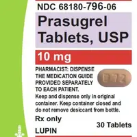 Prasugrel (Prasugrel [ pra-soo-grel ])-LU B72-10 mg-Beige-Capsule-shape