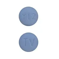 Teriflunomide (Teriflunomide [ ter-i-floo-noe-mide ])-TV Y12-14 mg-Blue-Round