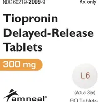 Tiopronin (Tiopronin [ tye-oh-proe-nin ])-L6-300 mg-White-Round