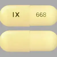 Acitretin (Acitretin [ a-si-tre-tin ])-IX 668-17.5 mg-Yellow-Capsule-shape