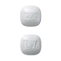 Cilostazol (Cilostazol [ sye-loe-sta-zol ])-TEVA 7230-50 mg-White-Four-sided