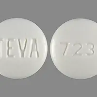 Cilostazol (Cilostazol [ sye-loe-sta-zol ])-TEVA 7231-100 mg-White-Round