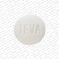 Cilostazol (Cilostazol [ sye-loe-sta-zol ])-TEVA 7231-100 mg-White-Round