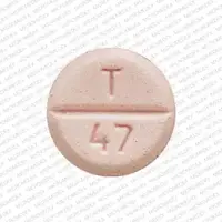 Clorazepate (Clorazepate [ klor-az-e-pate ])-T 47-15 mg-Pink-Round