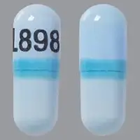 Esomeprazole (Esomeprazole (oral) [ ee-so-mep-ra-zol ])-L898-20 mg-Blue-Capsule-shape