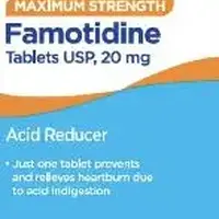 Famotidine (Famotidine [ fam-oh-ti-deen ])-CC 59-20 mg-White-Four-sided