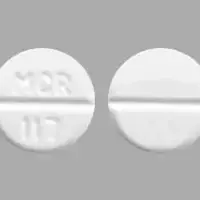 Glycopyrrolate (Glycopyrrolate (oral/injection) [ gly-koe-pie-roe-late ])-MCR 117-1 mg-White-Round