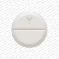 Glycopyrrolate (inhalation) (Glycopyrrolate (inhalation) [ glye-koe-pir-oh-late ])-Y 08-1 mg-White-Round