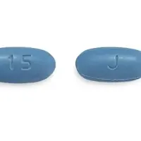 Lacosamide (monograph) (Vimpat)-J 15-200 mg-Blue-Oval