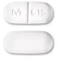 Levetiracetam (monograph) (Keppra)-M 615-500 mg-White-Capsule-shape