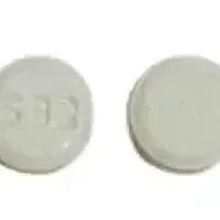 Liothyronine (Liothyronine [ lye-oh-thye-roe-neen ])-582-5 mcg-White-Round