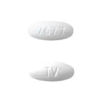 Metformin and pioglitazone (Metformin and pioglitazone [ met-for-min-and-pye-o-gli-ta-zone ])-TV 7677-500 mg / 15 mg-White-Oval