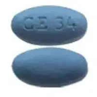 Methenamine (Methenamine [ meh-theh-na-meen ])-CE 34-500 mg-Blue-Oval