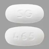 Nabumetone (Nabumetone [ na-bue-me-tone ])-SG 465-500 mg-White-Oval