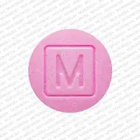 Oxymorphone (Oxymorphone [ ox-ee-mor-fone ])-M 1010-10 mg-Pink-Round