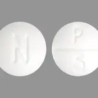 Pindolol (Pindolol [ pin-doe-lol ])-P 5 N-5 mg-White-Round