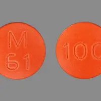 Thioridazine (Thioridazine [ thye-oh-rid-a-zeen ])-100 M 61-100 mg-Orange-Round